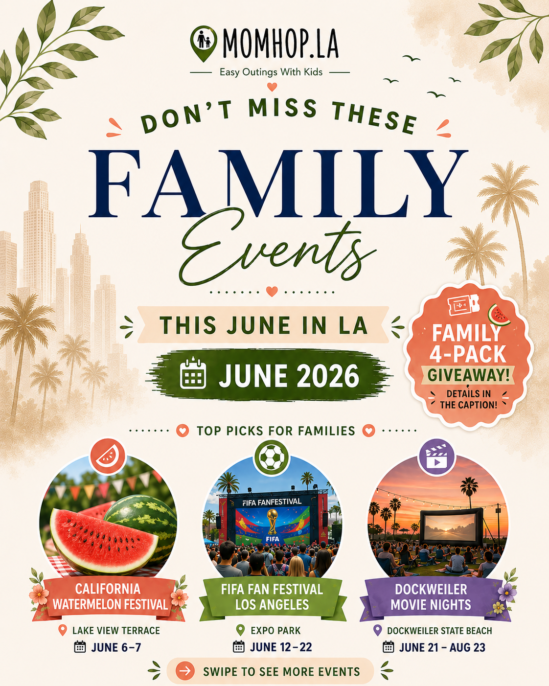 MomHop June Family Events Around LA