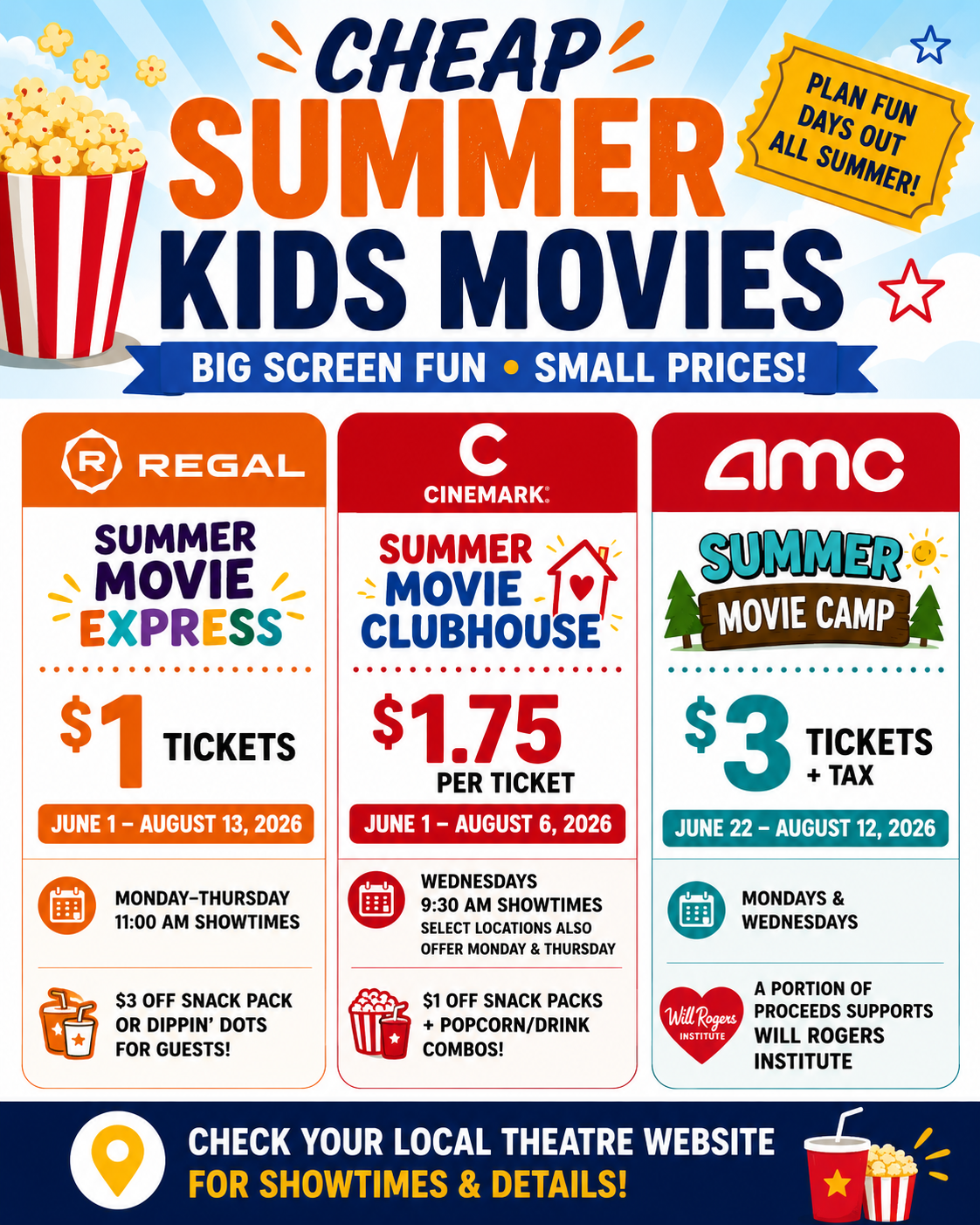 Cheap Summer Movie Deals