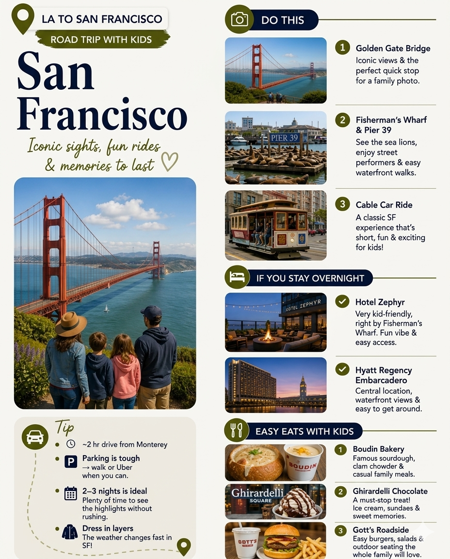 San Francisco road trip guide