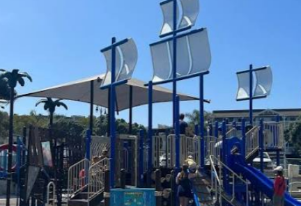 Veterans Park pirate playground + King Harbor